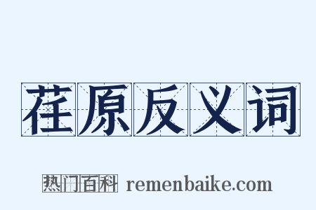 荏原反义词是什么意思的图片